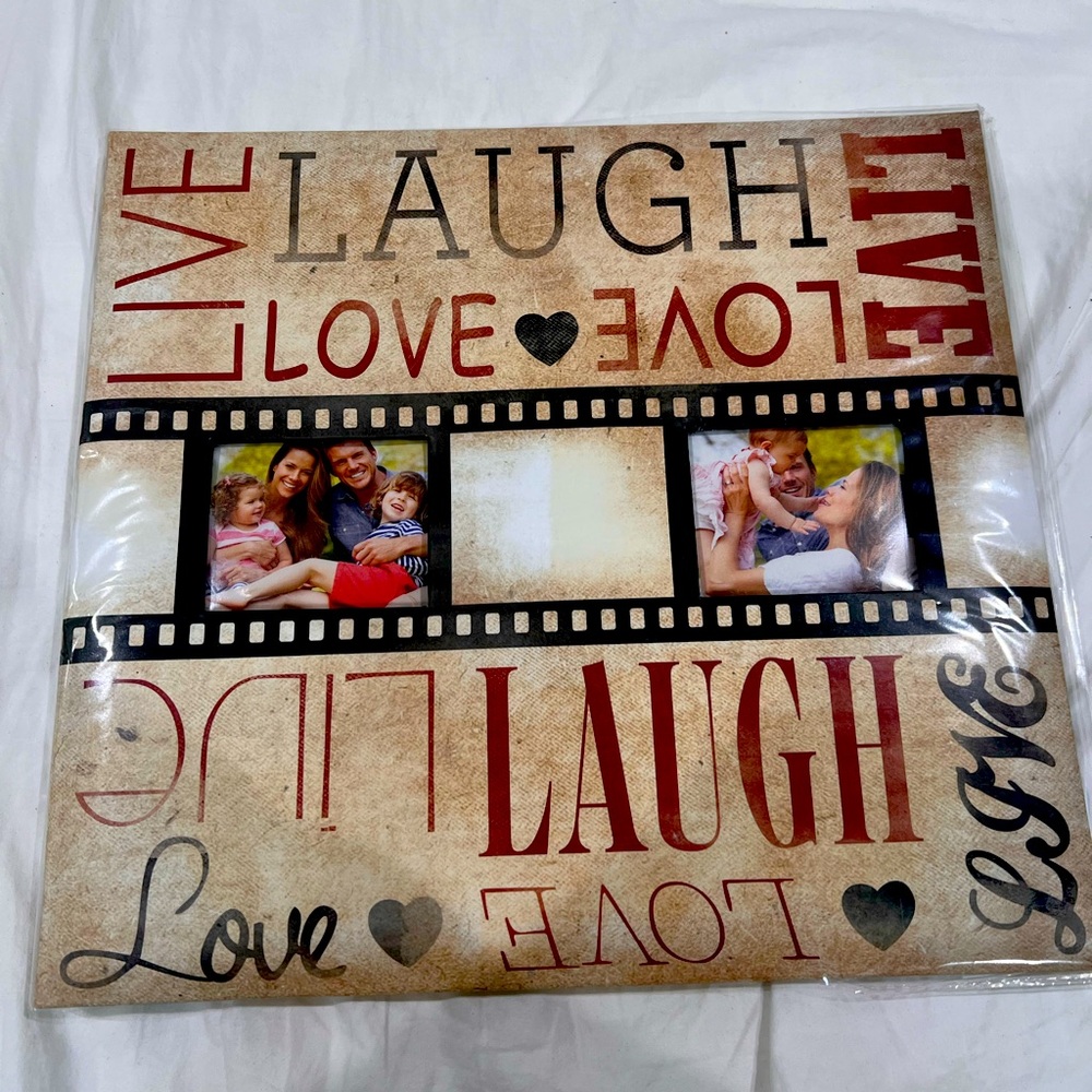 Live Laugh Love Photo Frame - Multicolor